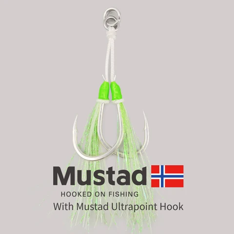LUREHOLIC Медленные блесны с крючками Mustad для двойной оснастки — фото товара