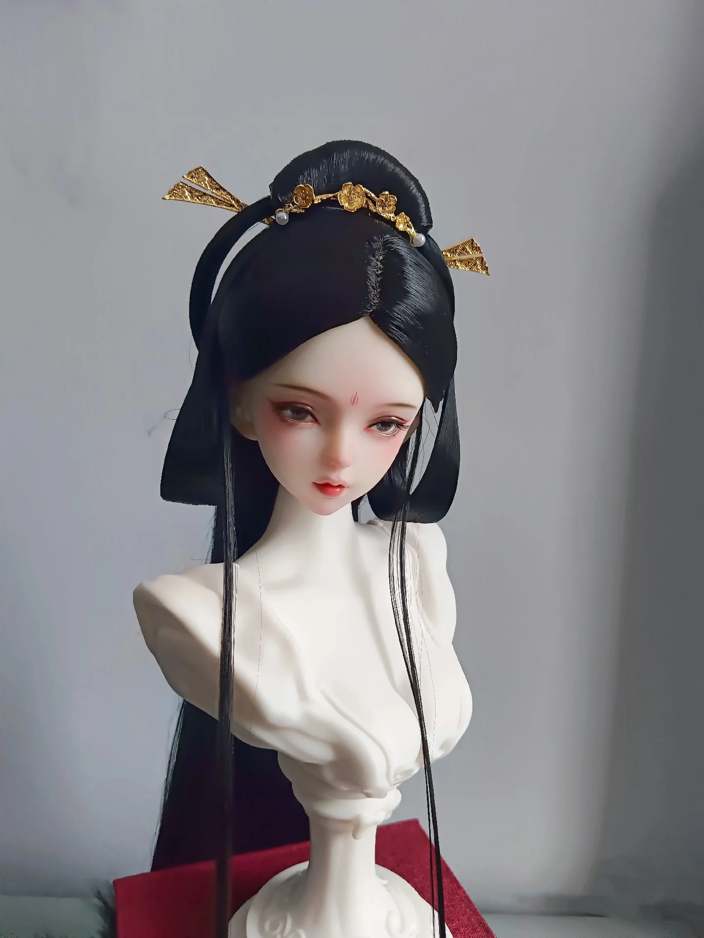 1/6 1/4 1/3 BJD Doll Wigs Ancient Costume Hanfu Vintage Style Long Hair Fairy Wig For YOSD MSD SD13 SSDF Uncle Accessories A1992