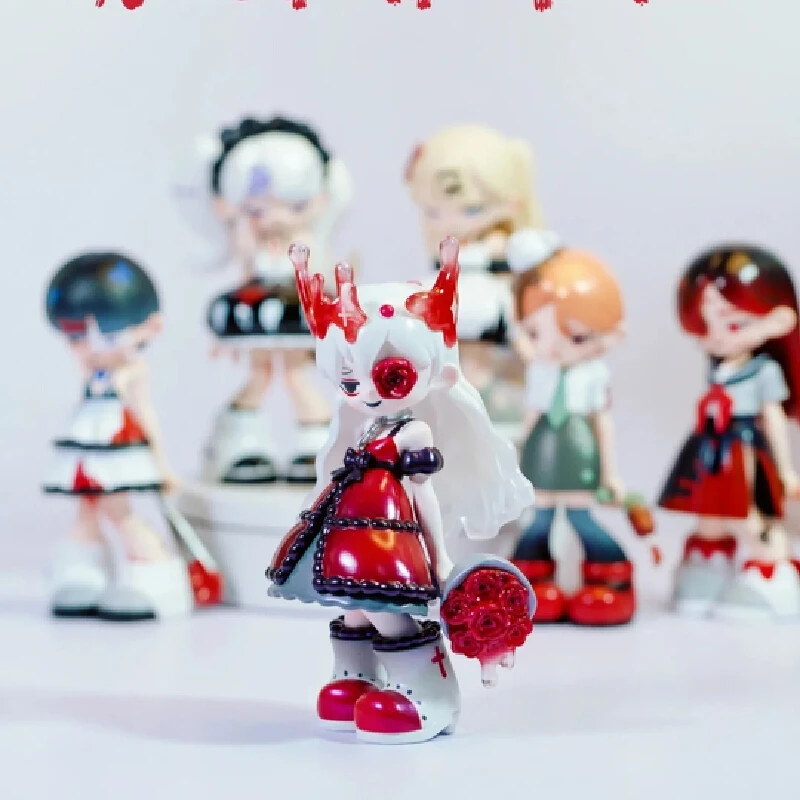 

Genuine Yandere Girls Yandere Academy Series Blind Box Trendy Toy Dark Doll Toy Mystery Box Desktop Ornament Customized Gift