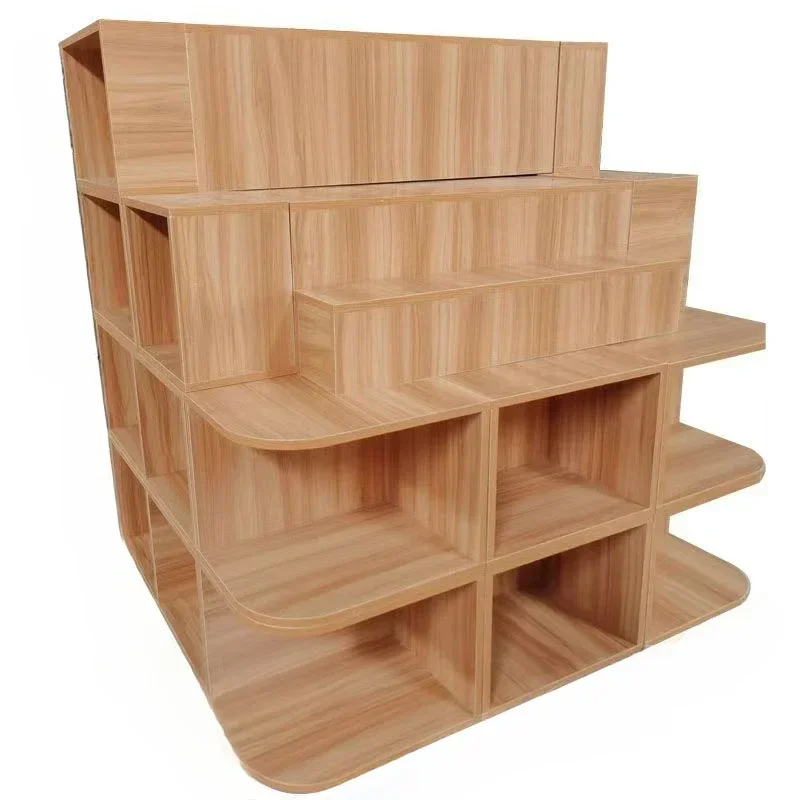 Shangchao Meichen stack head display wooden box, multi-functional display,  general merchandise display stack