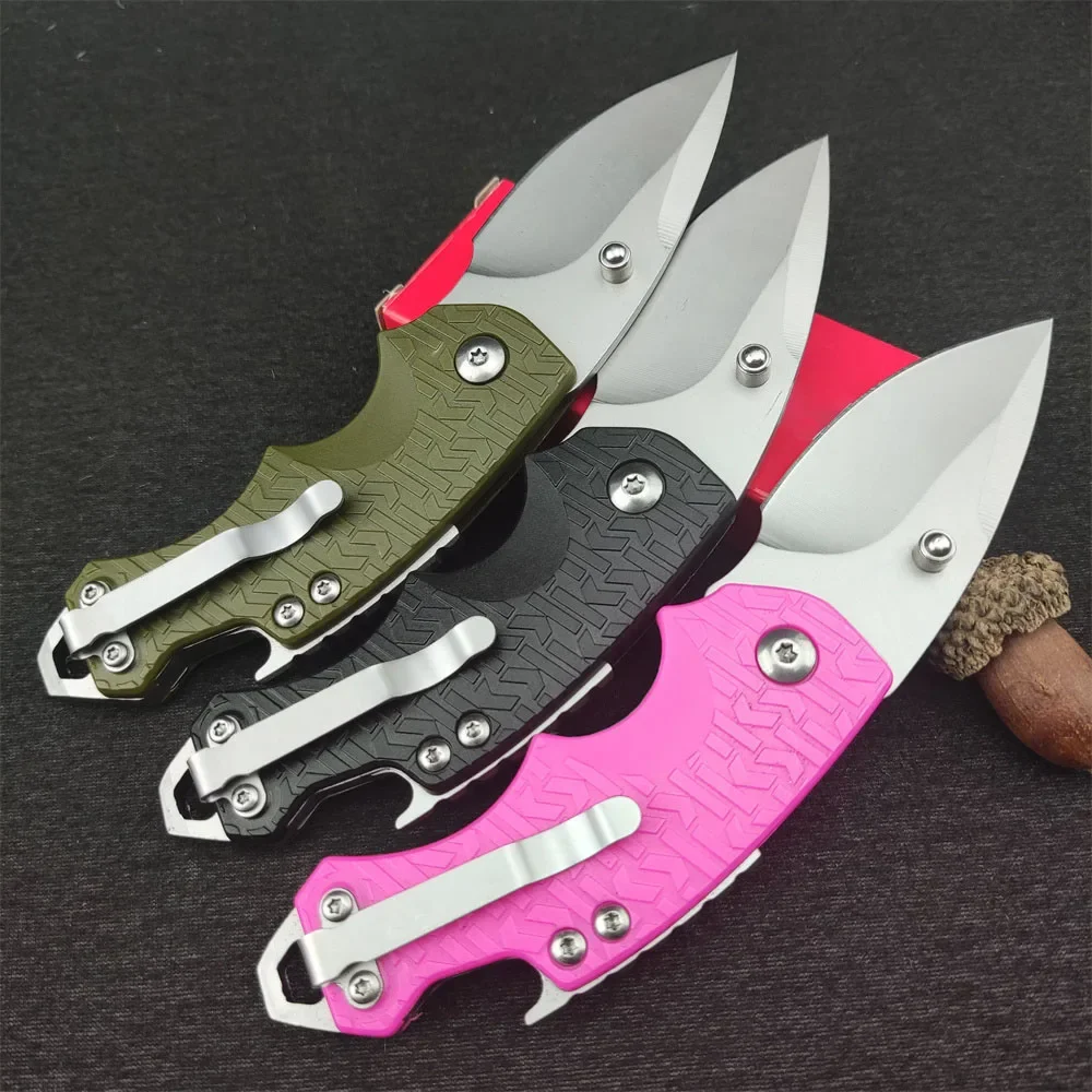 

Mini Shuffle 3800 Multifunction Folding Knife 8Cr13Mov Blade GFN Handle Self Defense Tactical EDC Pocket Knifes for Men Women