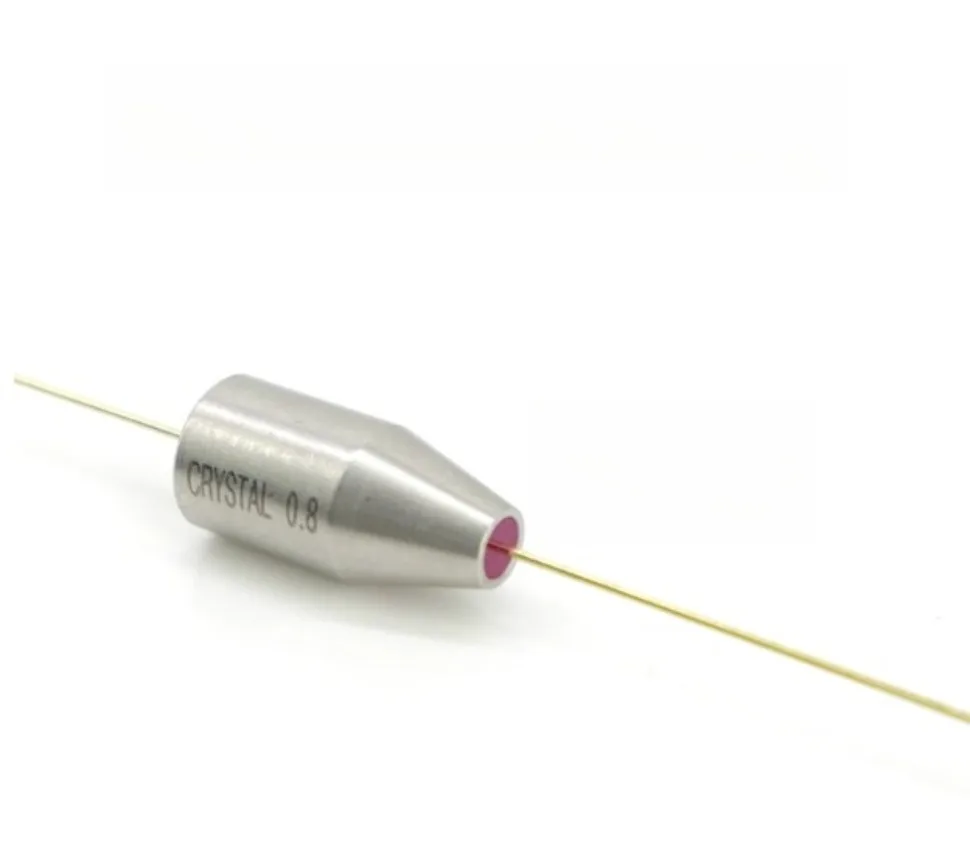 EDM Electrode Guide，12x25 Ruby Guide, 0.1-5mm , Drill Tube Guides, EDM Drilling Parts for EDM Small Hole Drilling