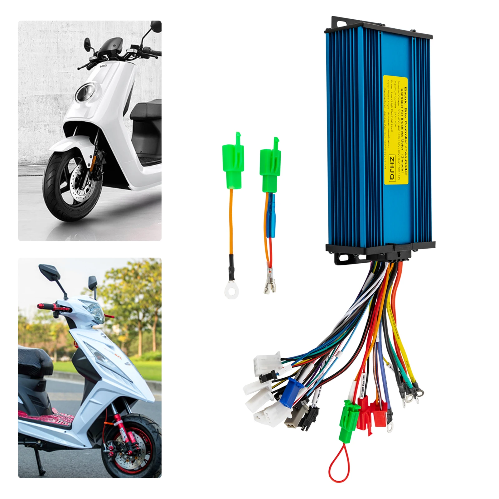 Motor Brushless Controller 48V/60V/64V/72V For Brushless Motor  Electric Bicycle Electric Scooter 800-1500W