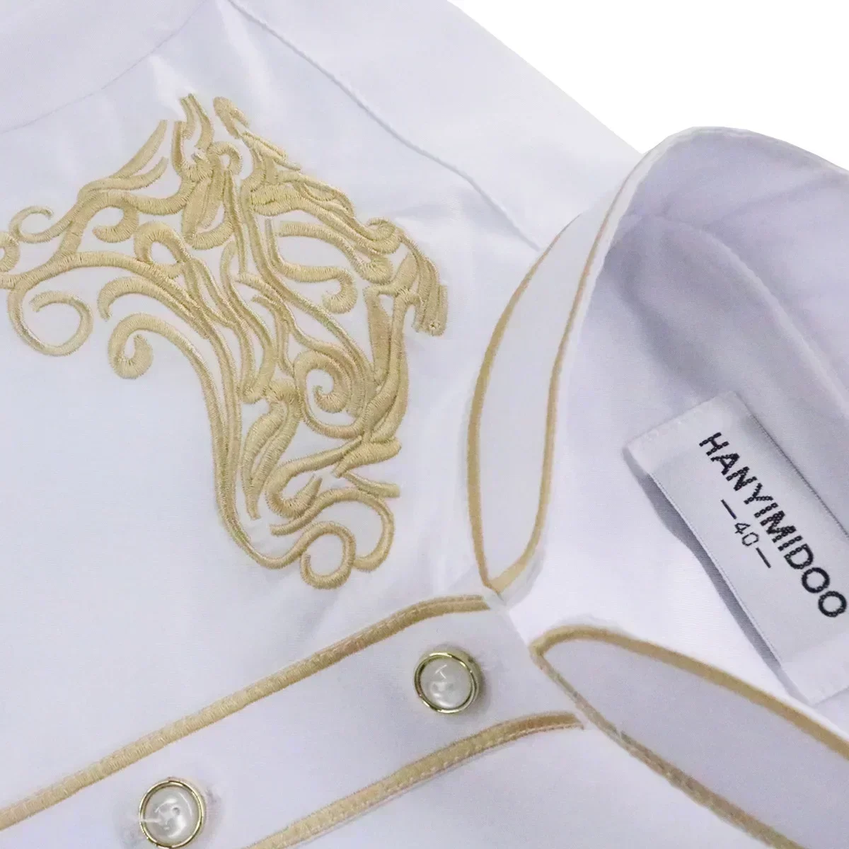 Ramadan Bambini musulmani Abito solido Ricamo di lusso Islamico Ragazzi arabi Abaya Abito monopetto a maniche lunghe Dubai Jubba Thobe