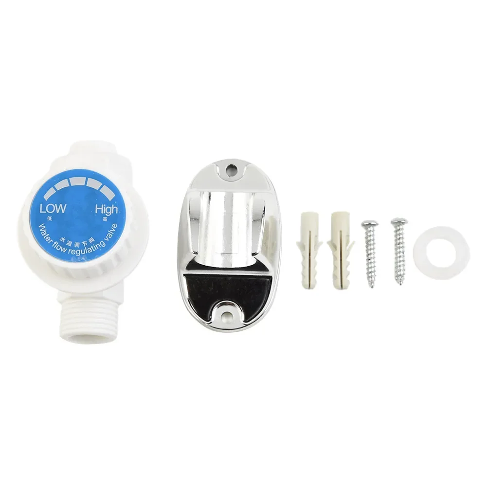 家庭用給湯器固定ベース-30-60℃-lcd-ディスプレイ-タンクレス-サーモスタット式-家庭用電気温水シャワー