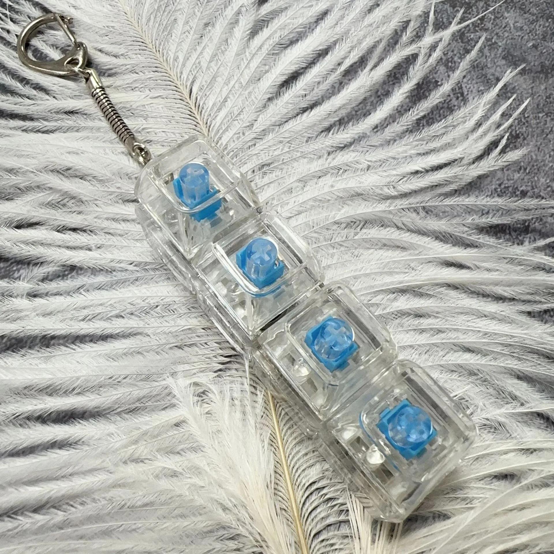 ألعاب متململة LED لوحة المفاتيح المفاتيح كريستال الفرس لعبة حسية لتخفيف التوتر لوحة المفاتيح المفاتيح أداة تململ للبالغين والأطفال #3