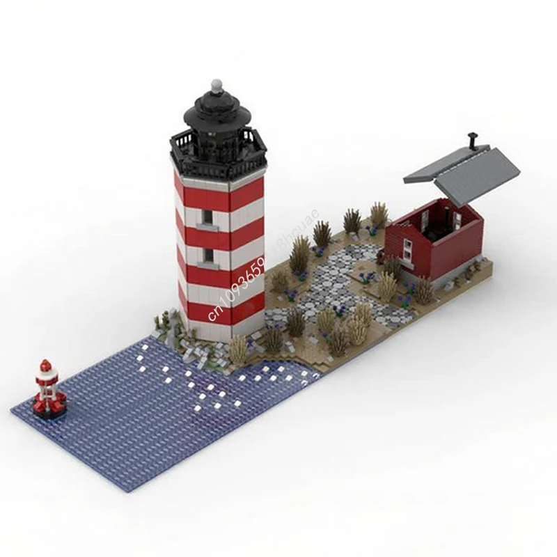 

3883 шт. MOC маяк, модульная модель здания, блоки, детские игрушки для рукоделия, архитектура, сделай сам, креативные рождественские подарки