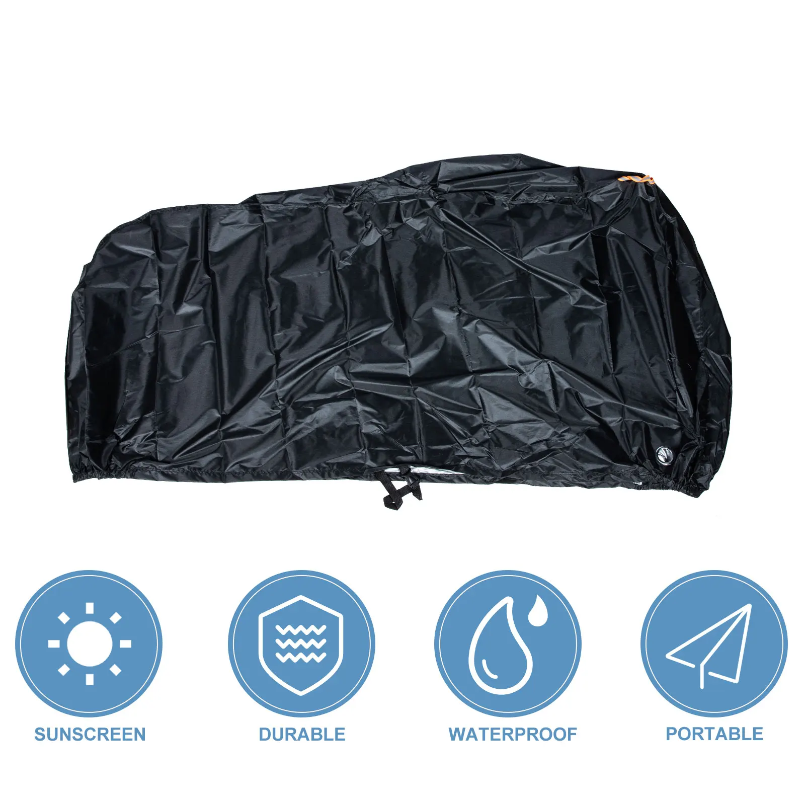 

Bicycle Cover Bike Awning Nylon Frame Electric Tarp Mountain Protective 210d Oxford Cloth Pu Coated with Silver Coating