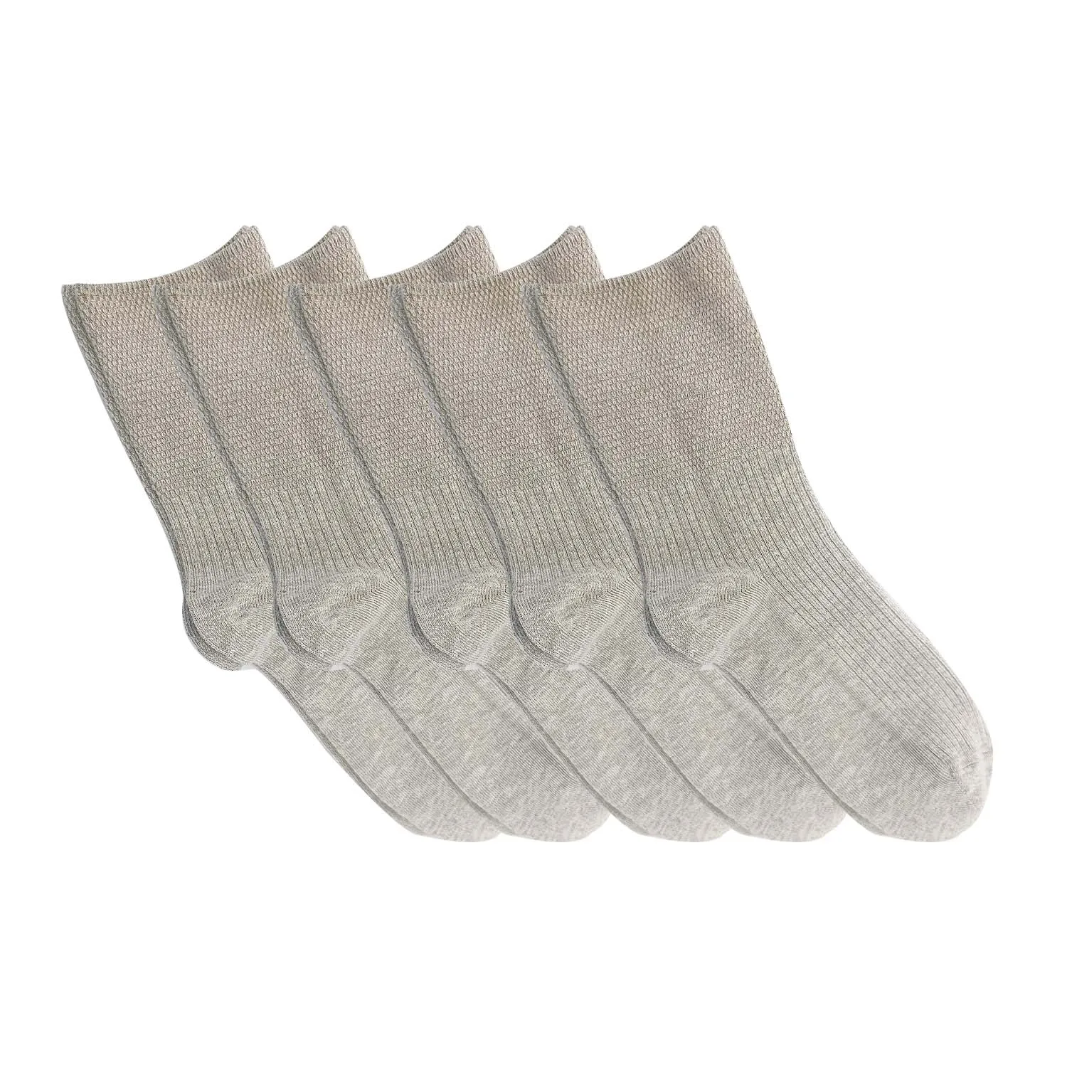 5 PACK Cotton Hemp Socks Women Men Durable Moisture Wicking Odor Resistant Casual Socks