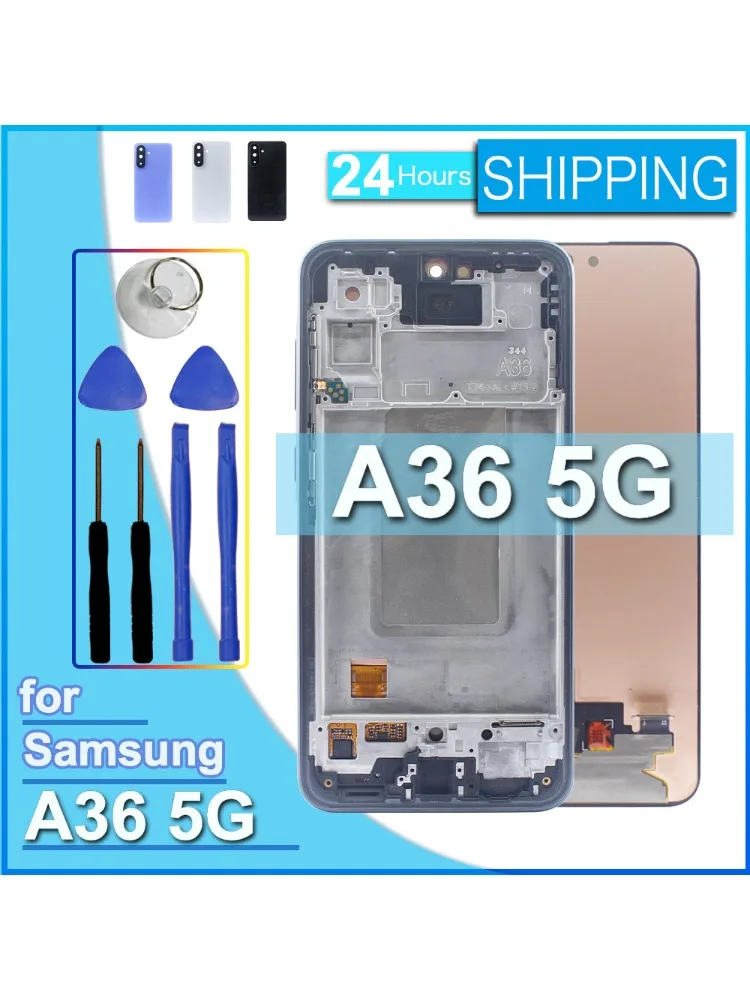 Wyświetlacz LCD do Samsung Galaxy A36 5G, ekran dotykowy, digitizer do Samsung A36 5G A366B A366E A366U, kompletny zestaw ekranu LCD do telefonu. — zdjęcie produktu 7