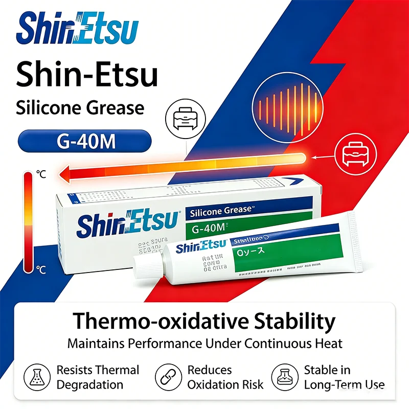 ShinEtsu G-40M 100% Genuine Silicone Grease High Temperature 200℃ Lubricant with High