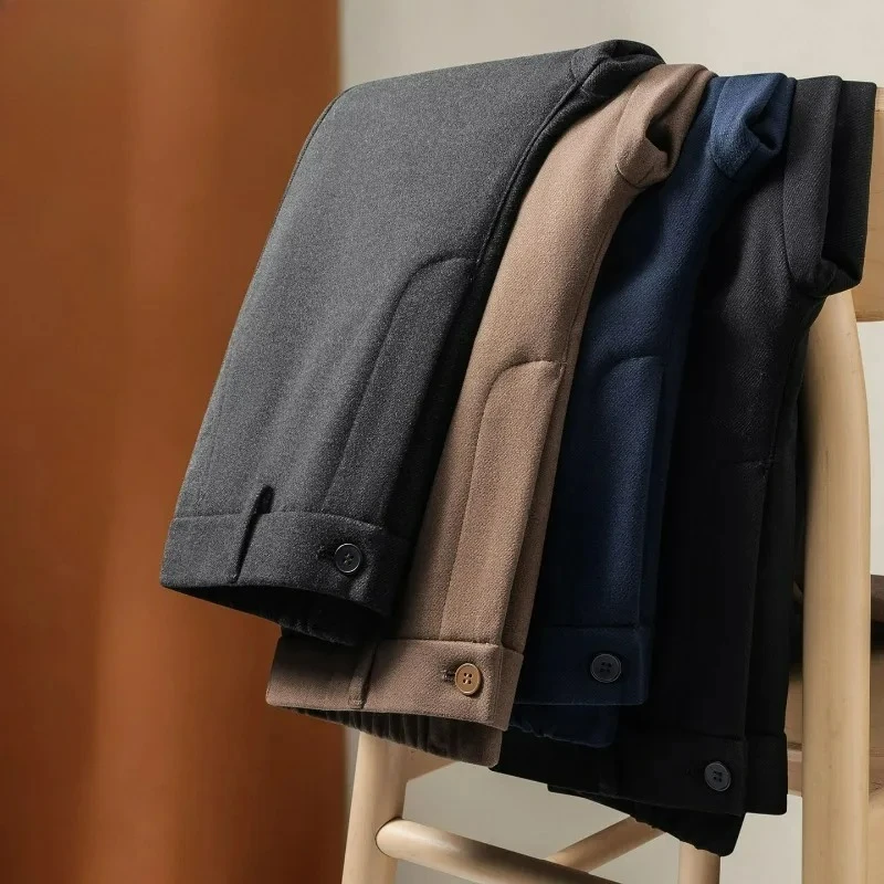 

Мужские брюки свободного кроя для весны-осени 2026: деловые, повседневные, высококачественные, модные, универсальные, для работы и офиса