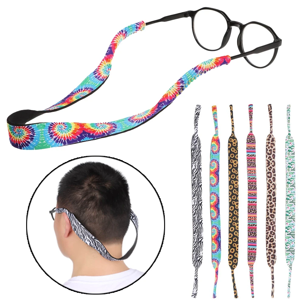 

Camping Neoprene Adjustable Eyewear Lanyard Floating Sunglass Straps Eyeglasses Cord Safety Glasses Retainers