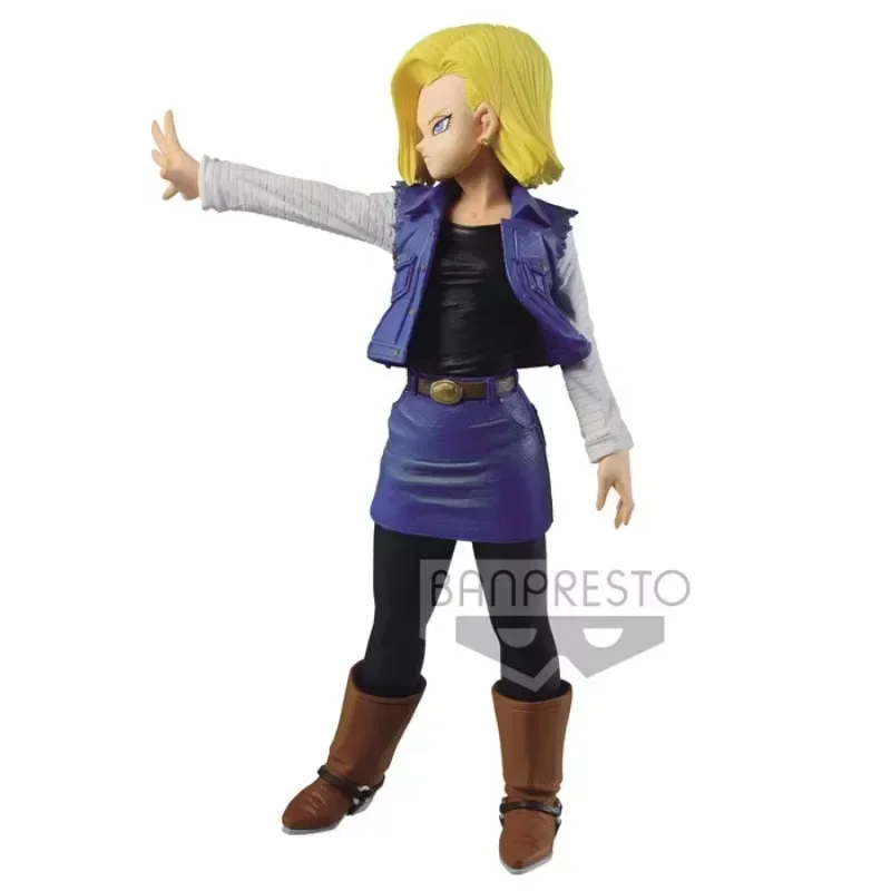 In Voorraad Bandai Originele Echte Dragon Ball Z Match Makers Android 18 Anime Figuur Model Speelgoed Verzamelbare Ornamenten Hoilday Cadeau