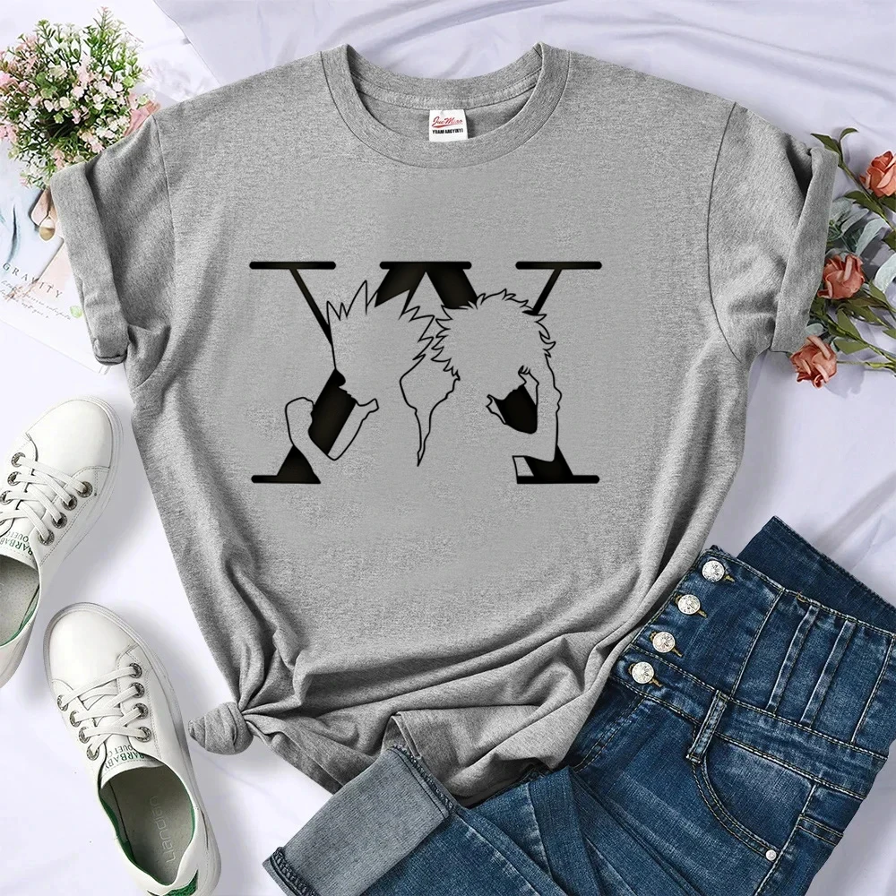 Hunter x Hunter t-shirt femme emo cutecore Psychedelic grunge graphic t shirt japanese funny aesthetic streetwear