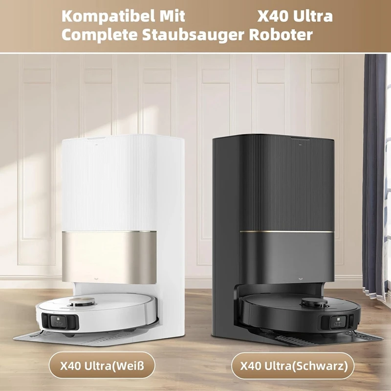 สำหรับ dreame X40เครื่องดูดฝุ่นหุ่นยนต์ที่สมบูรณ์แบบมากแปรงด้านข้างหลักแผ่นกรอง HEPA อะไหล่ถุงผ้ากรองฝุ่นสำหรับเปลี่ยน