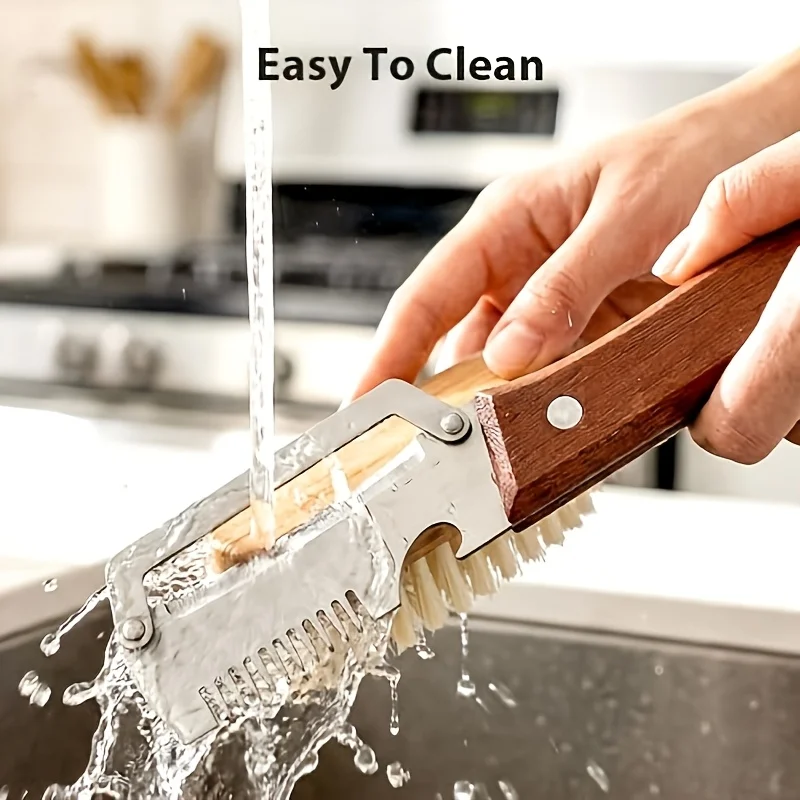 

Durable Smooth Stainless Steel Peeler Wooden Handle Multifunctional Professional Kitchen Tool for Daily Fruit Veg Vegetable Cook