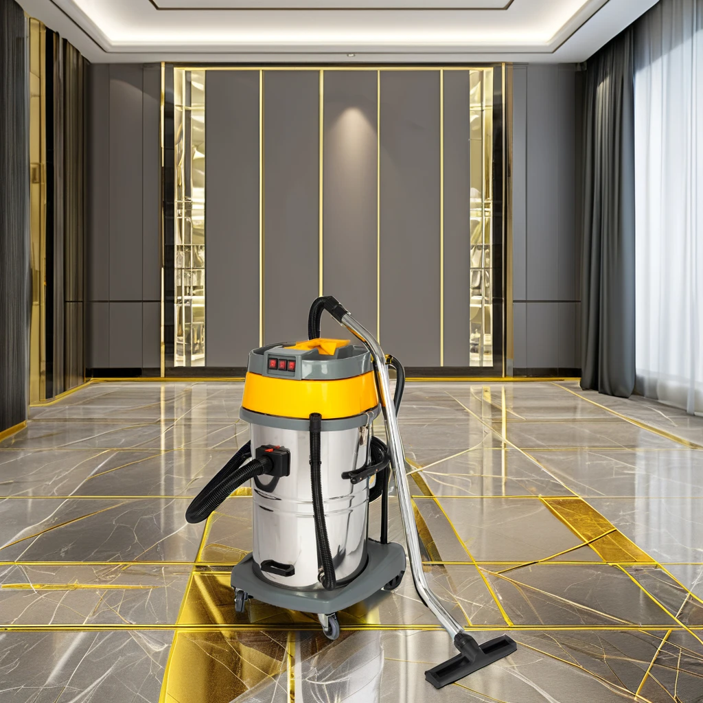 Novo 100l aspirador de pó industrial seco para casa restaurante hotéis componente motor núcleo combustível elétrico