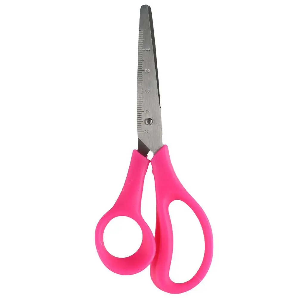 3 Pieces Left Handed Scissors Set,5.6Inch 3 Color Craft Scissors Comfort Grip Handles Blunt Lefty Safety Scissors