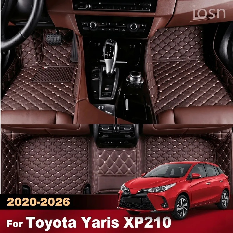 

Custom 3D Car Floor Mats for Toyota Yaris XP210 2020-2026 All Weather Waterproof Full Coverage Auto Interior Accessories Rugs