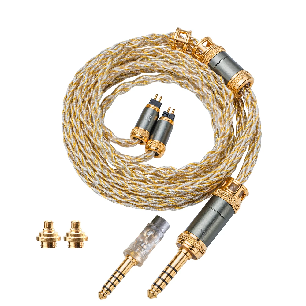 

Kinera MIA 6N Single Crystal Copper Silver-Plated Upgrade Earphone Cable In-Ear Monitor HIFI Headphone Cable 0.78 2Pin/MMCX Cord