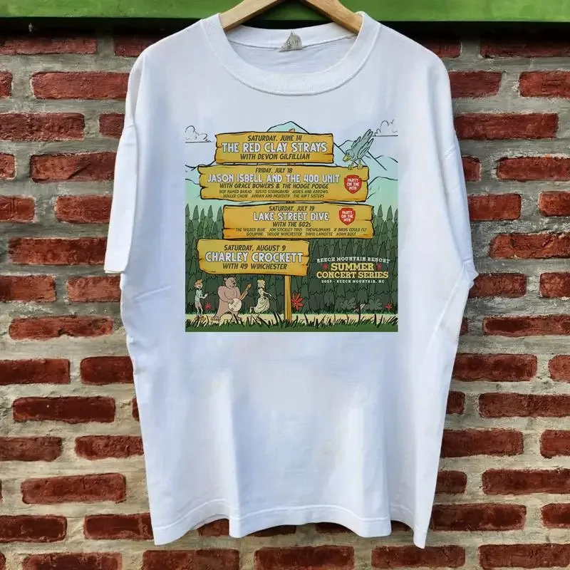Beech Mountain Summer Concert The Red Clays Strays T Shirt Full Size S 5Xl Tt947