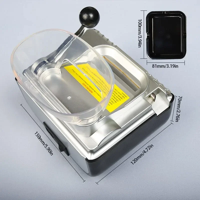 5.5mm 6.5mm Caliber Electric Cigarette Rolling Machine Automatic High Capacity Tobacco Injector Filling Maker Smoking Accessory