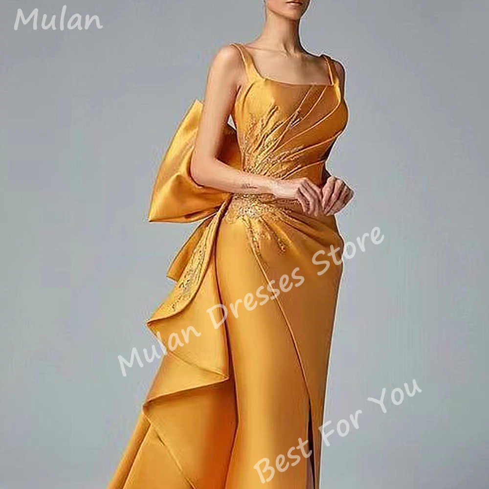 Elegante lange Abendkleider für Frauen quadratischen Hals boden lange Meerjungfrau sexy Sonder veranstaltungen Abschluss ball Party Hochzeit Gala Kleid 2024