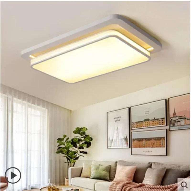 Modern minimalist bedroom lamp LED room art Nordic ceiling lamp