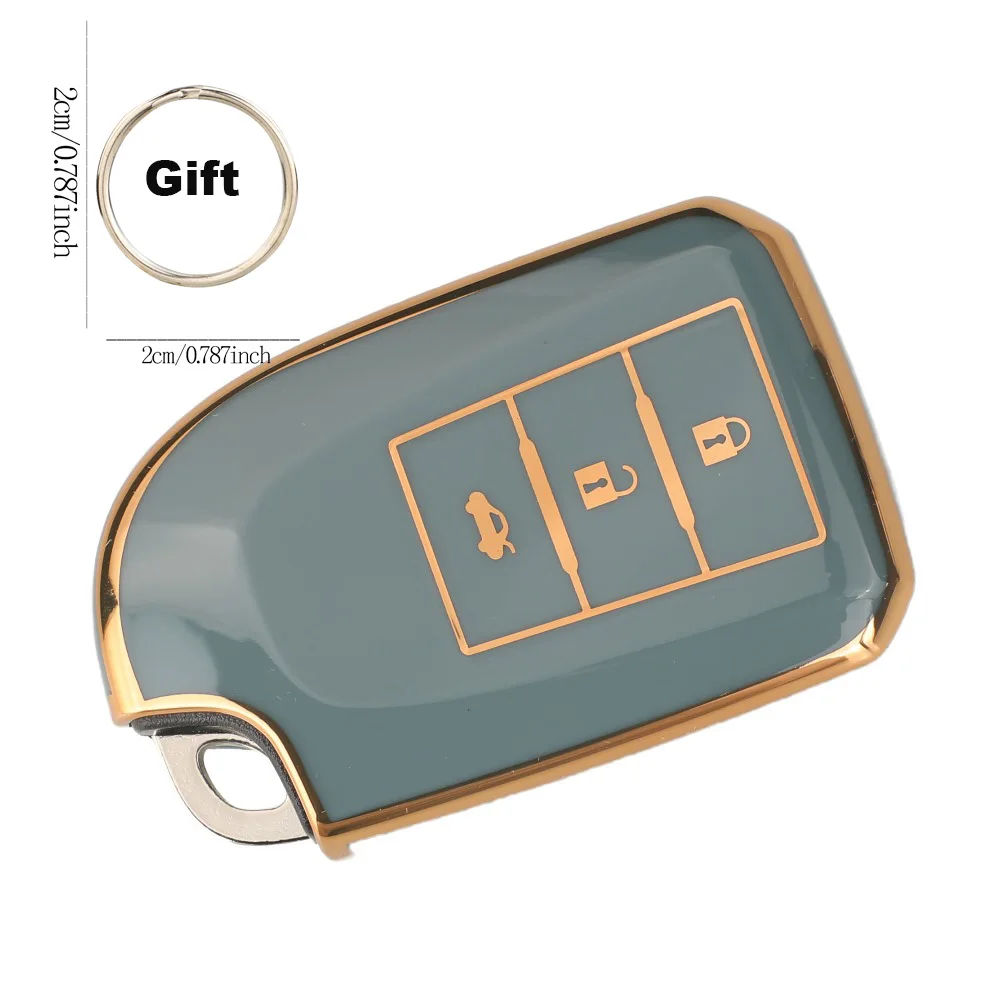 

Чехол-брелок Jingyuqin из мягкого ТПУ для автомобильных ключей Toyota Prado, Yaris, Vios, Previa, Yaris L, Hiace, Camry, Corolla, Verso