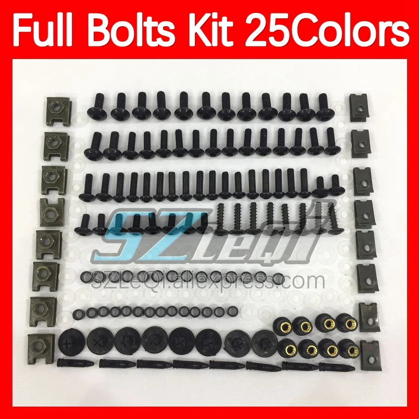 Fairing Bolts Full Screw Kit For HONDA VTR1000F SuperHawk VTR 1000 F 1000F 97 98 99 00 01 02 03 05 Body Bolt Screws Nuts 268ps