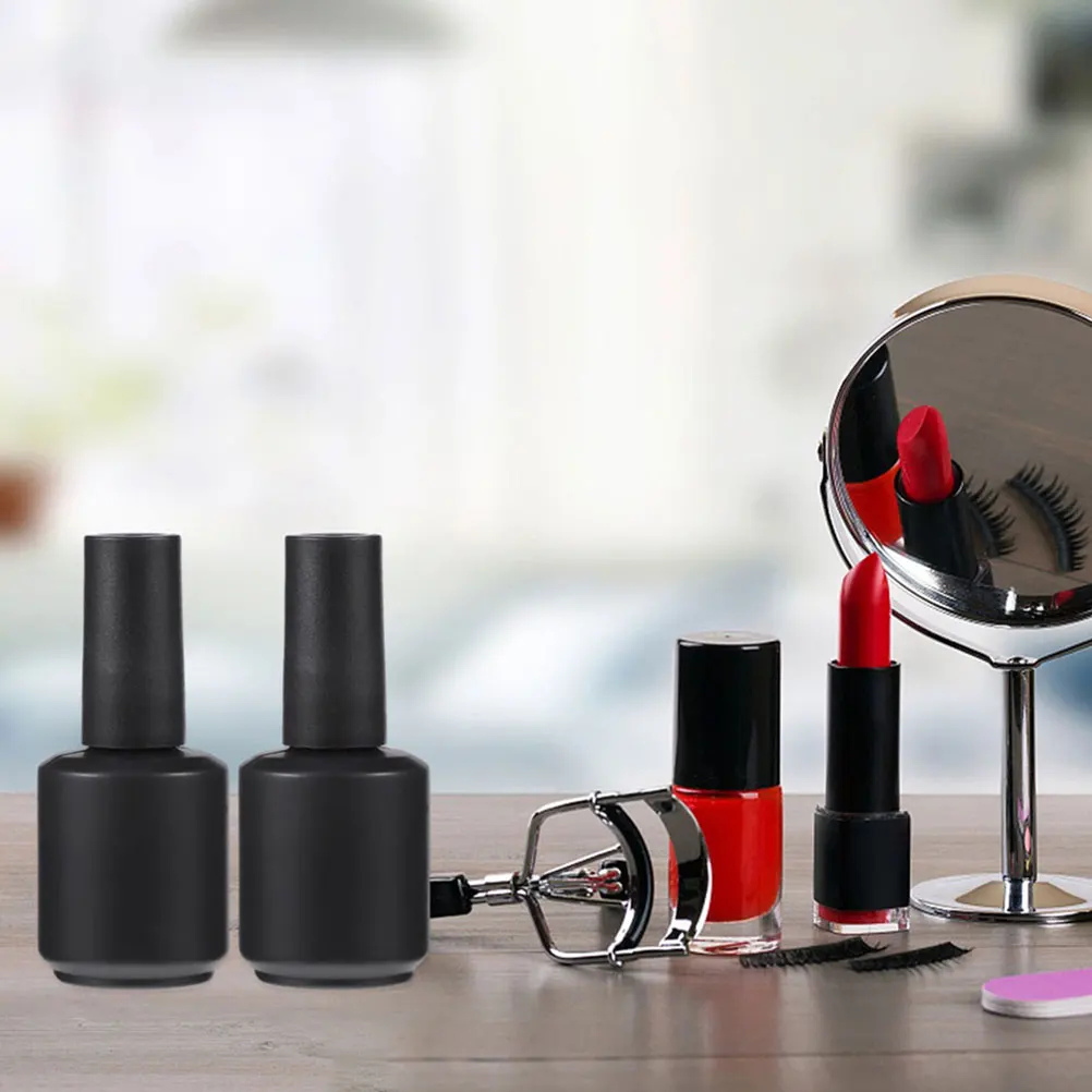 

20Pcs Nail Polish Bottles Empty Glass Containers Compact Size Leakproof for Nail Gel Storage Refillable Beauty Tool