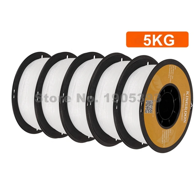 KINGROON PETG 3D-Drucker-Filament 1,75 mm 5 kg 10 kg Mixfarbe 3D-Druckmaterial 1 kg/Rolle Petg Kunststoff für FDM-3D-Drucker – Detail 7