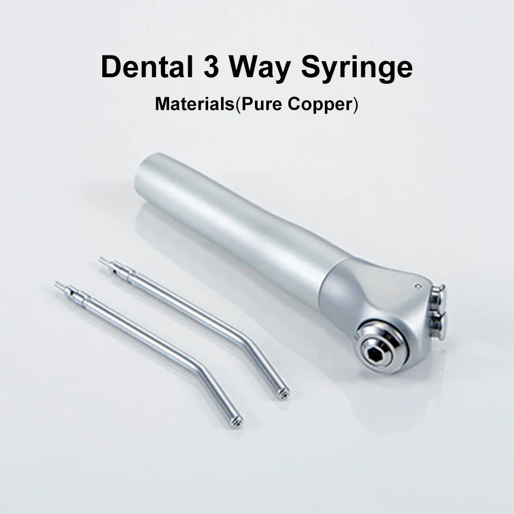 

Detachables Dentas Air Water Syringes 3 Way Syringes Handpieces Teeth Triplexs Whitening Handpieces with 2 Nozzles Tips