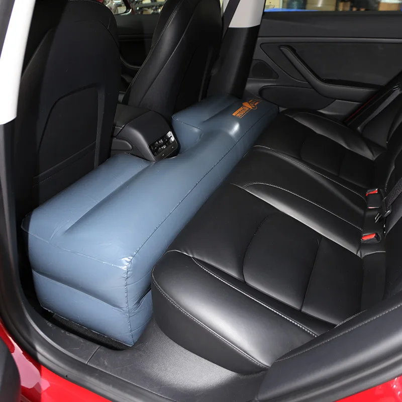 Car Inflatable Mattress Car Gap Filling Pad Rear Seat Footstool Car Travel Camping Air Bed Cushion Trunk Booster Cushion
