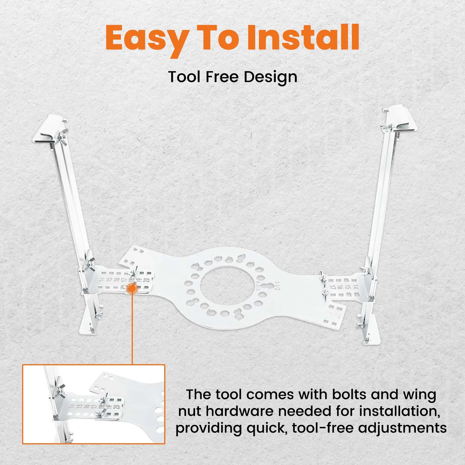 High Quality Wheel Fitment Simulator Tool Tire Size Fit Test Measuring Mockup 5-Lug Pattern