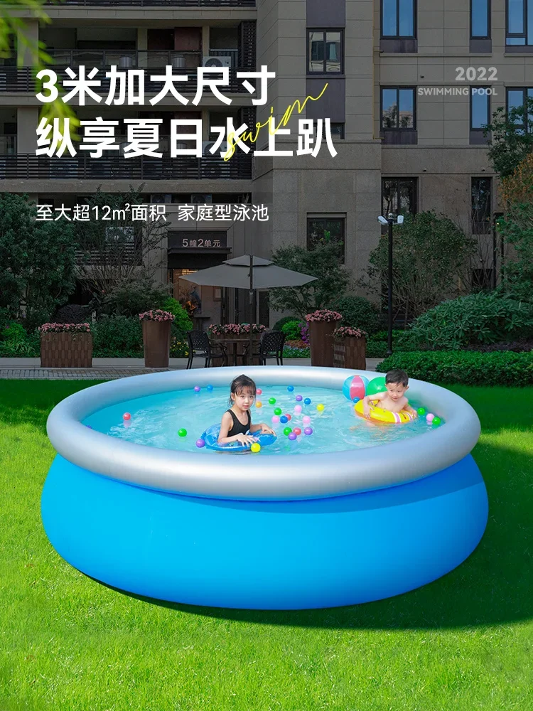 Outdoor Swimming Pool Inflatable Large Canvas Adult Kids Home Family Villa Summer Pool