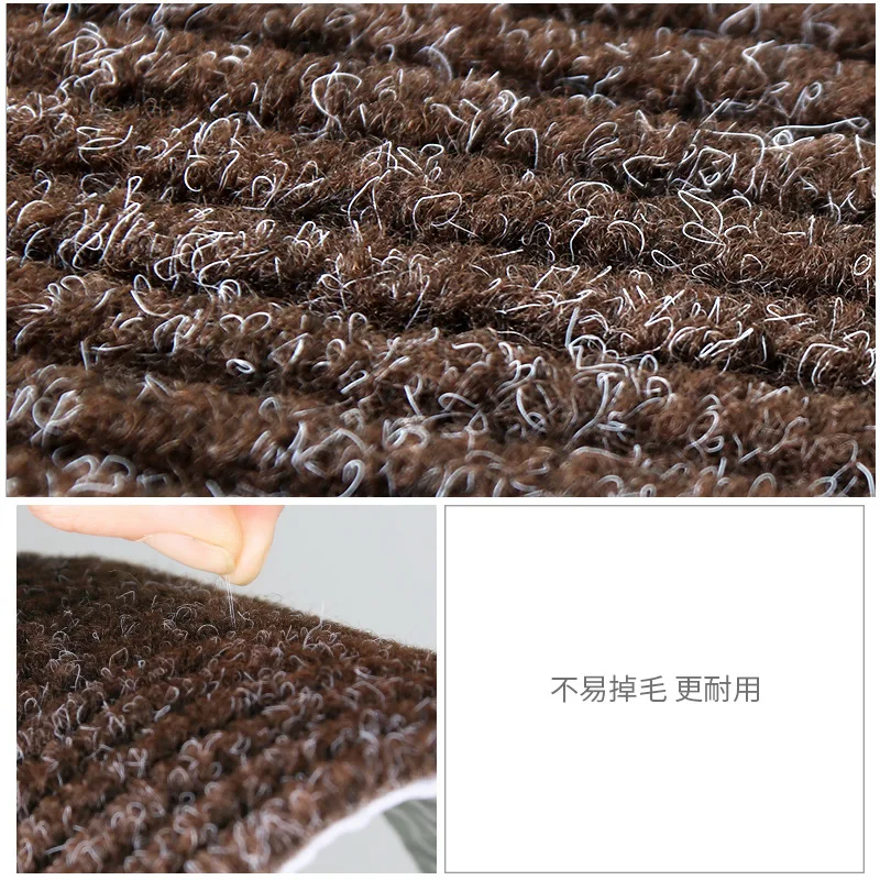 Stair Tread Mats Self-adhesive PVC Anti-slip Stair Mats with Double Stripes Reusable Carpet Mat Floor DIY Cut for Kids