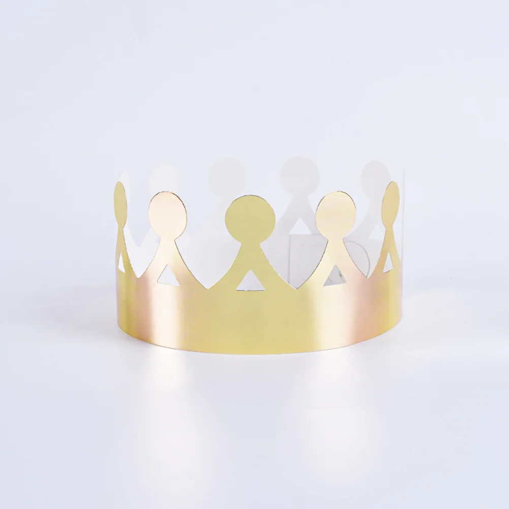 

30Pcs Birthday Hats Premium Crown Cap for Adults Party Decorations Bright Celebration Wearable Accessory