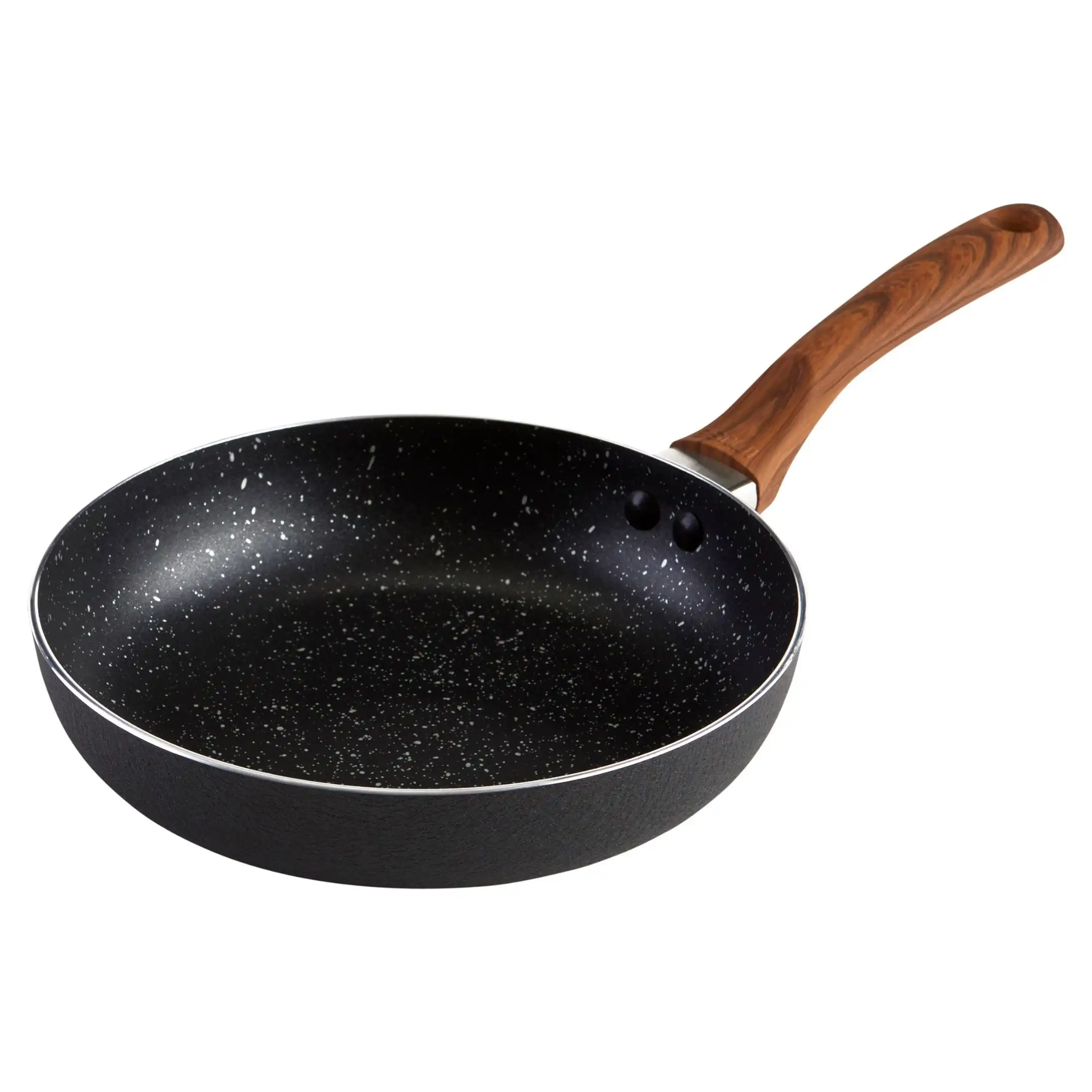 

8 Inches Black Stone Speckled Nonstick Fry Pan, Black