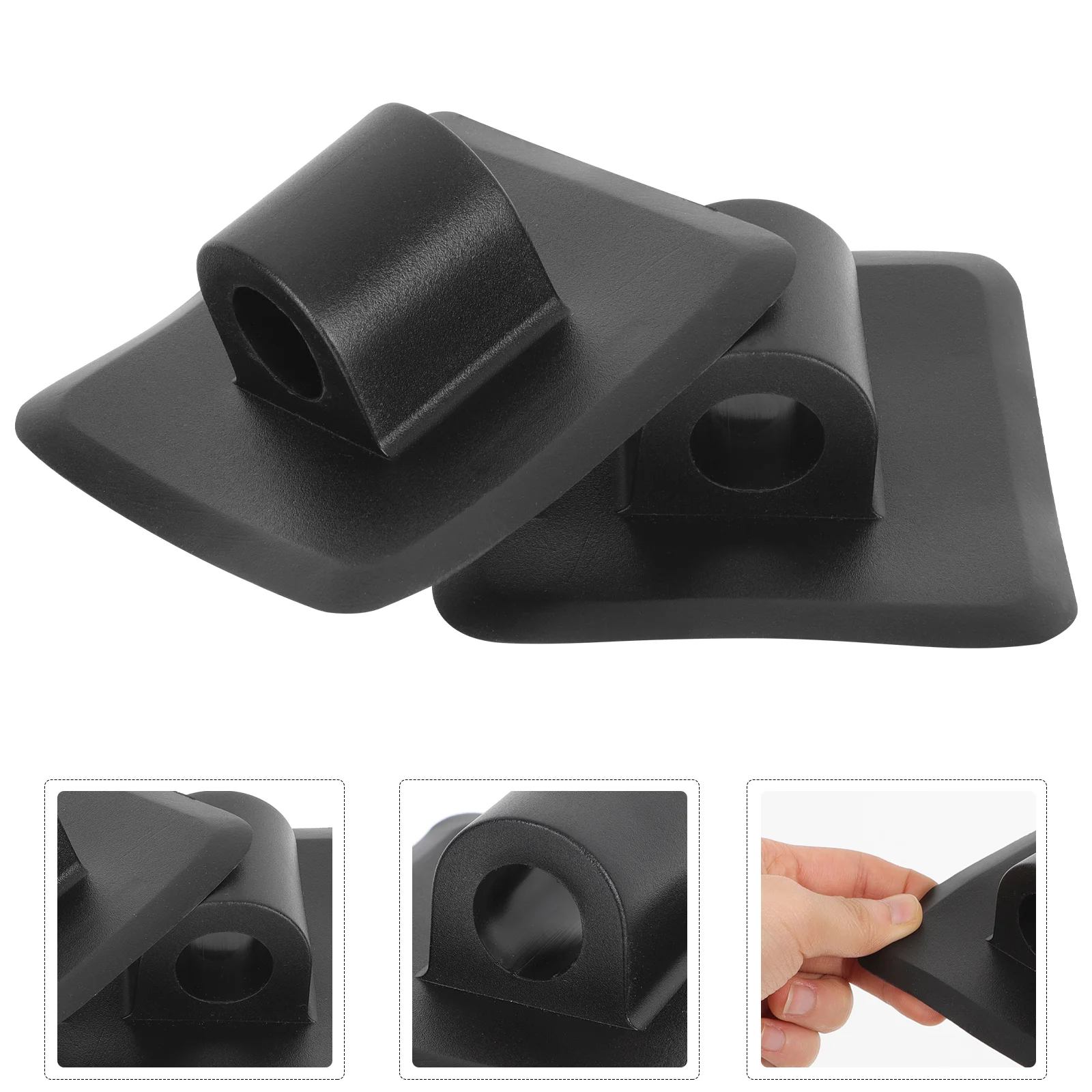 2 Pcs Kayak Motor Mount High Grade Material Lightweight Boat Canoe Fishing Vessel Marine Rubber Dinghy Engine