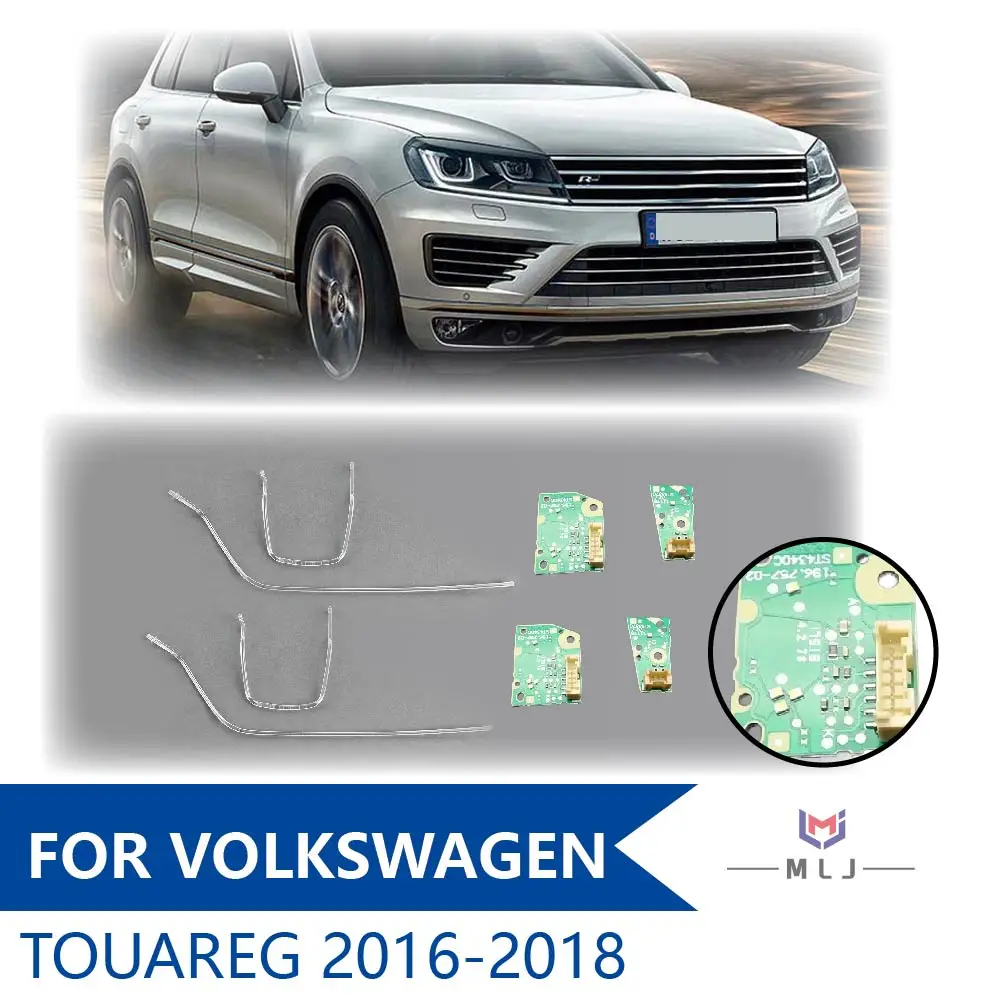 

For Volkswagen Touareg 2016-2018 LED Headlight Light Source Chip DRL Light Guide Strip Daytime Running Light Car Accessories