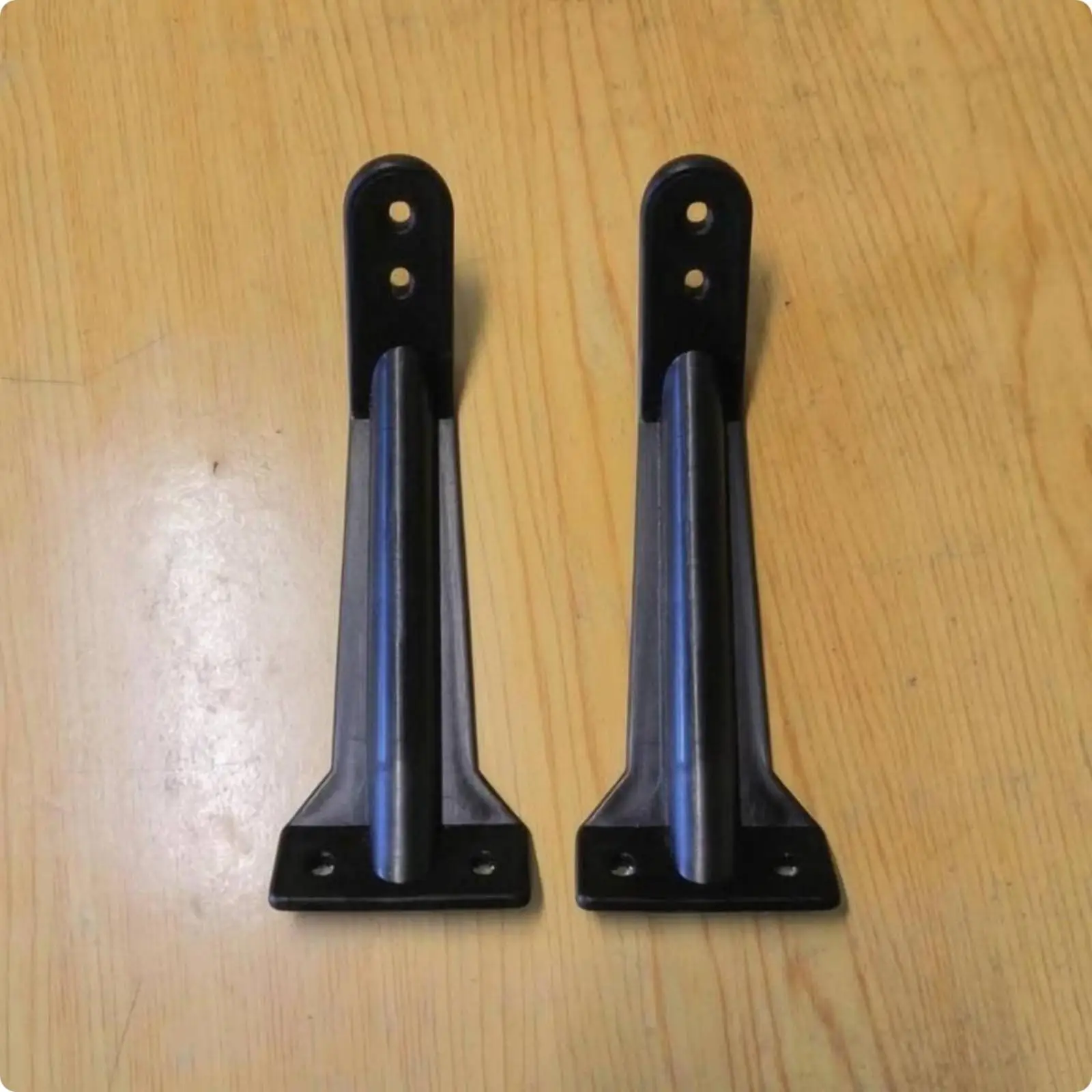 2 Pieces Ladder Reinforcement Bracket Black Ladder Support Bracket 3 Mm Thick