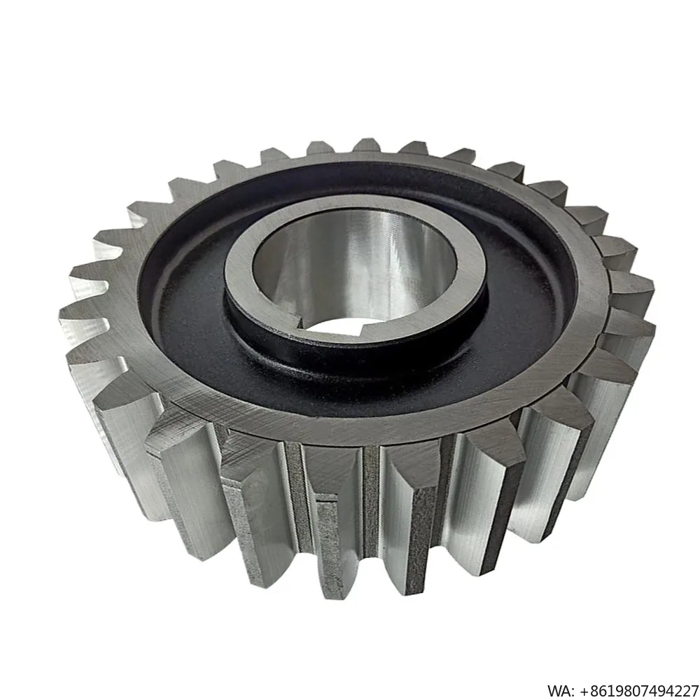 High Precision Custom Forged Steel Helical Gear Pair Nonstandard 20 Pressure Angle for Industrial Transmission OEM Part