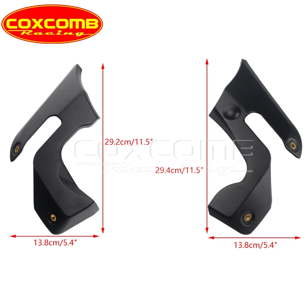 Motorcycle Black Left & Right Chin Guards For Nightster RH975 2022-up Plastic Front Bottom Spoiler Mudguard Air Dam Chin Fairing