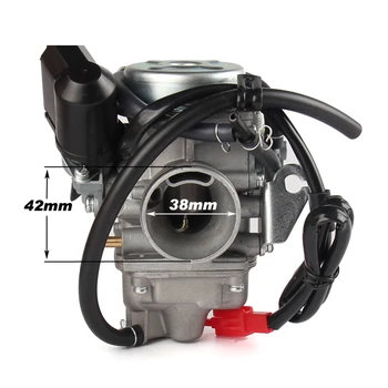 Gy6 for 100cc 125cc 150cc 200cc engine motorcycle ATV Go Kart Moped and Scooter dirrt bike PD24J 24mm carb electric carburetor