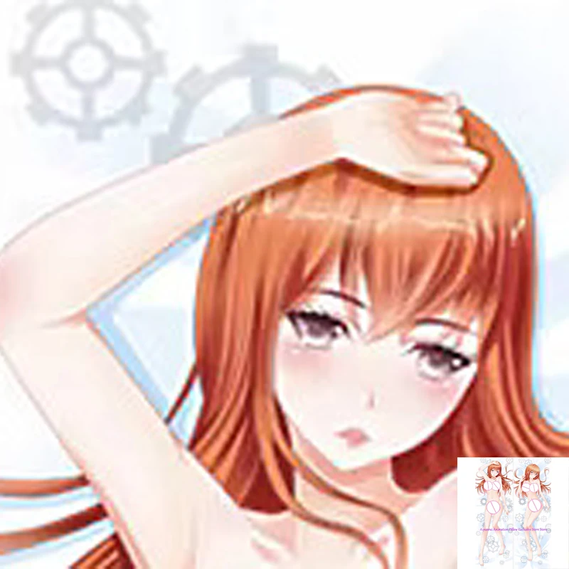

Anime Pillow Cover Dakimakura Makise Kurisu Double-Sided Print Life-Size Body Pillows Cover Adult Case Bedding Gifts