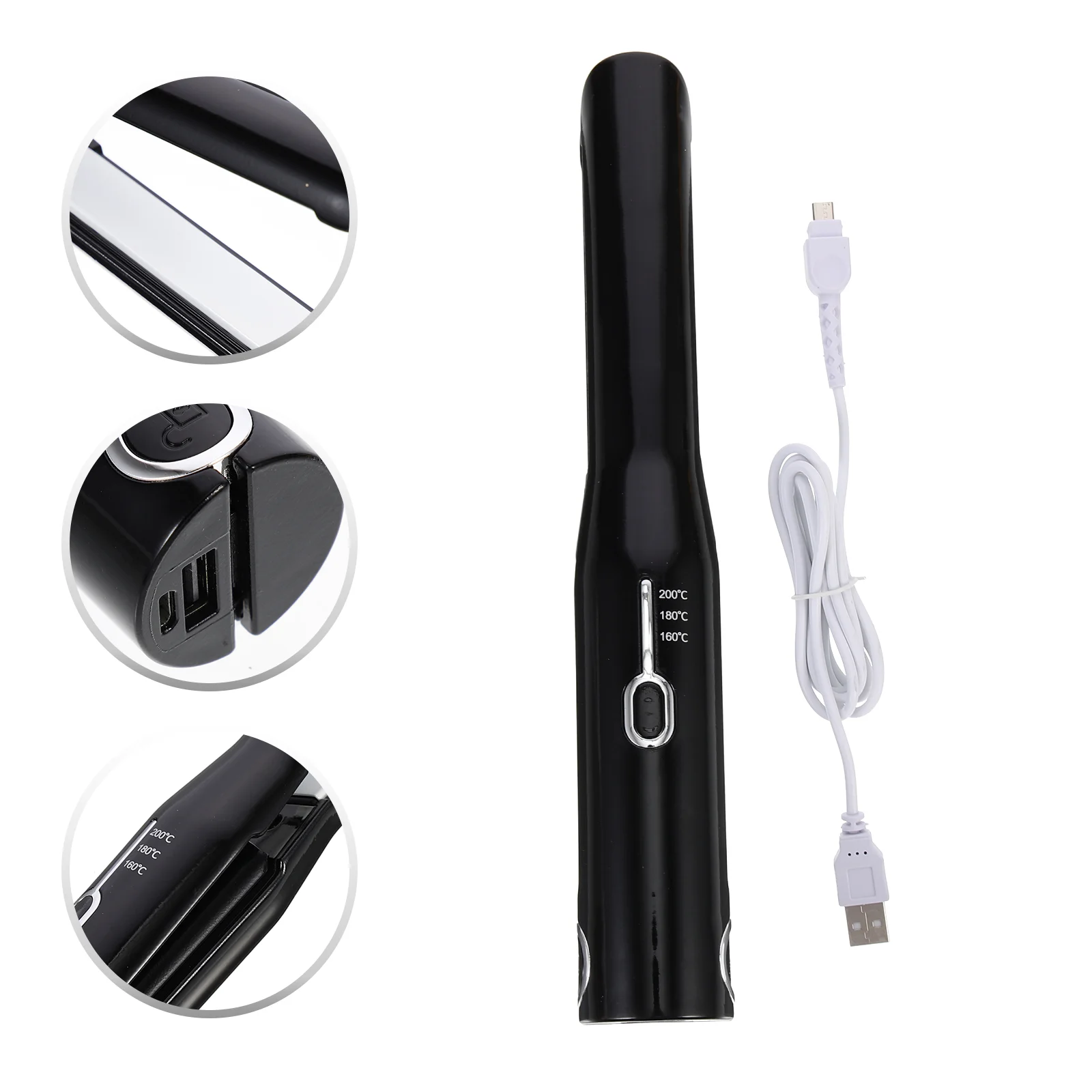 

Curling Wand for Hair Styling Curly Tools Straightener Professional Iron Travel Wireless