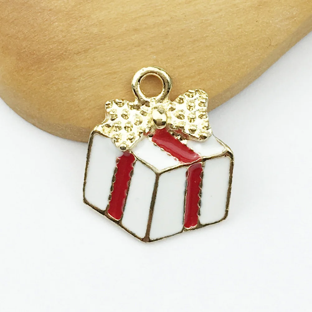 

23 Pcs Christmas Ornaments DIY Pendants Decorative Charms for Jewelry Necklace Tree Accessories Making Earrings
