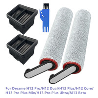 For Dreame H12 Plus Main Brush Hepa Filters For Dreame H12 Pro/H12 Dual/H12 Core/H13 Pro Plus Mix/H13 Pro Plus Ultra/M13 Beta